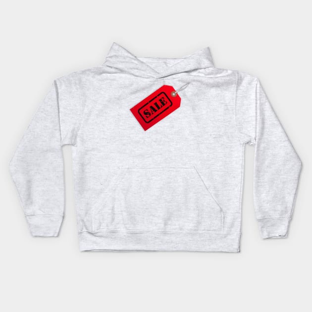 Sale Tag Kids Hoodie by NICHE&NICHE